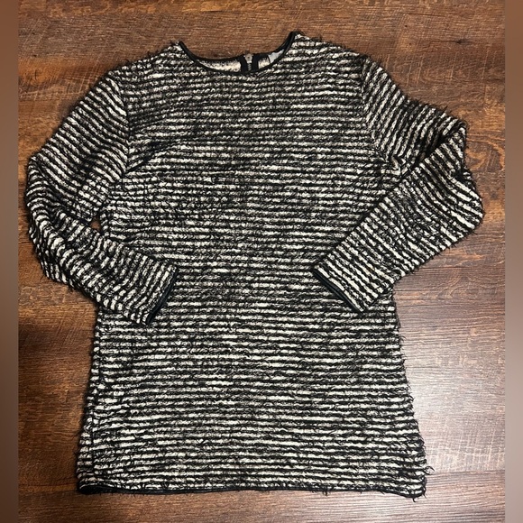 ASOS Sweater Striped Mini Dress Size 6 - Picture 1 of 5